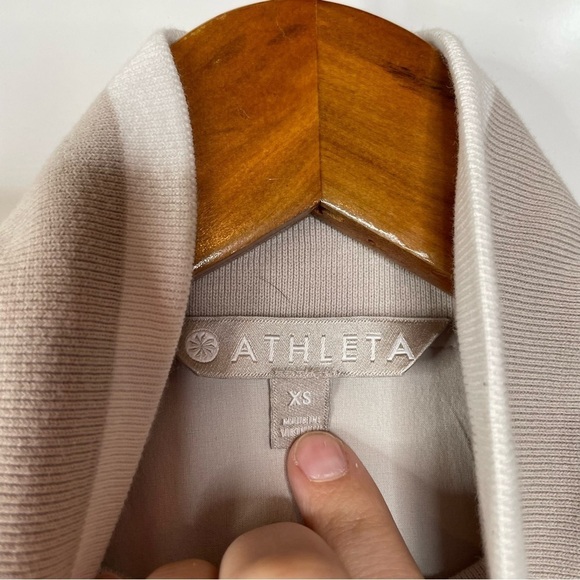 Athleta Sprint Track Jacket Gray Size Xsmall‎ - Picture 5 of 8